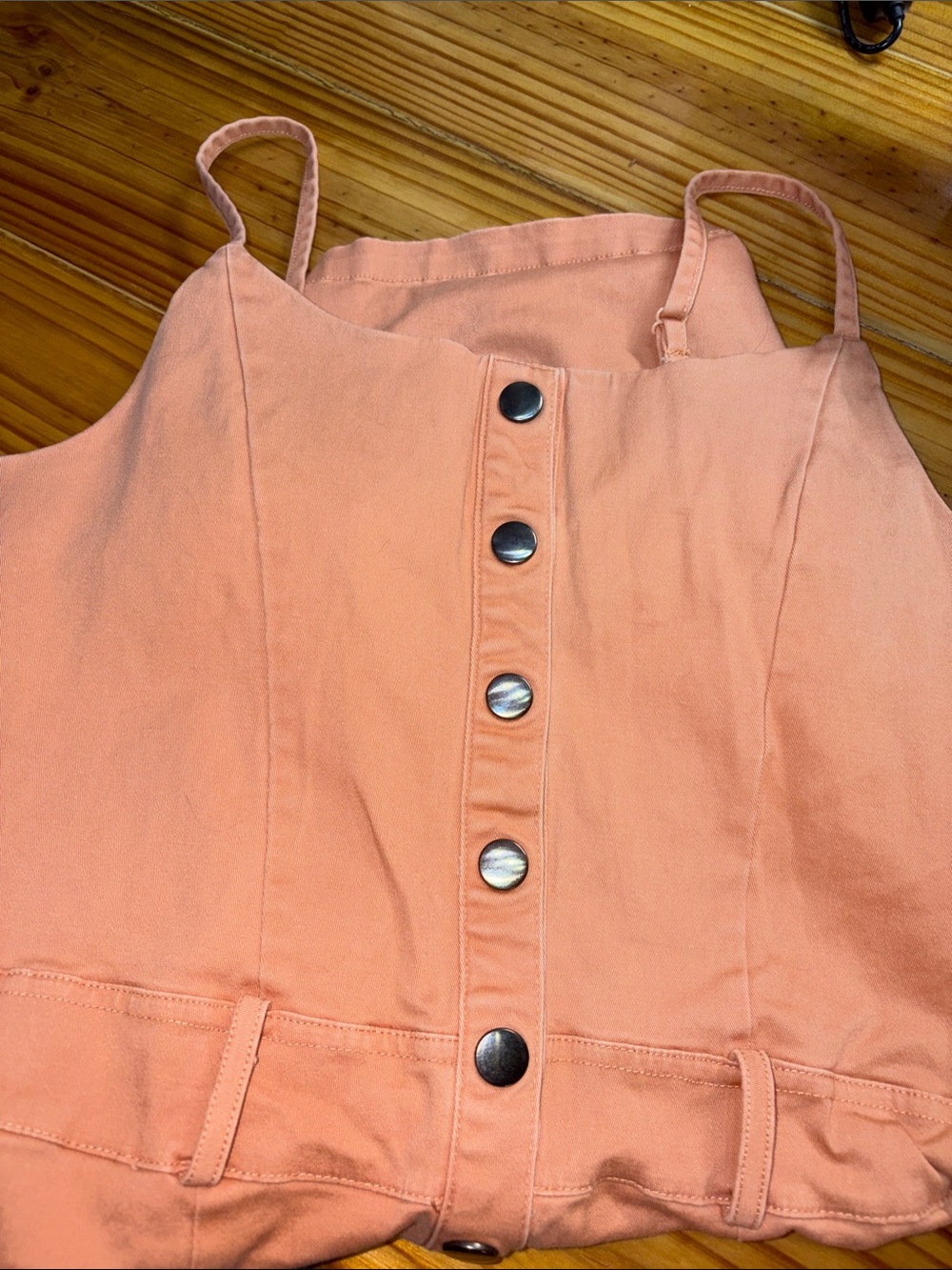 Coral Justify ROMPER